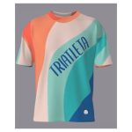 Camiseta Tri Olas Pastel